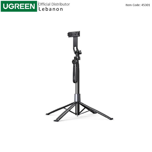 UGREEN Ultra Stable 4 Leg Tripod & Selfie Stick, 1.7m Professional Grade Aluminum, Multi-Device Compatibility - LP849 45301
