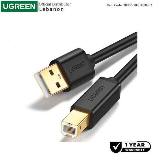Ugreen, Super Speed Cable Printer USB-A to USB-B - US135 10350