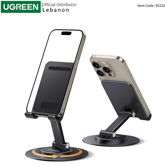 Ugreen, Desktop Stand Support Phone And Tablet With A 360-Degree Rotating Base - Lp805 35152