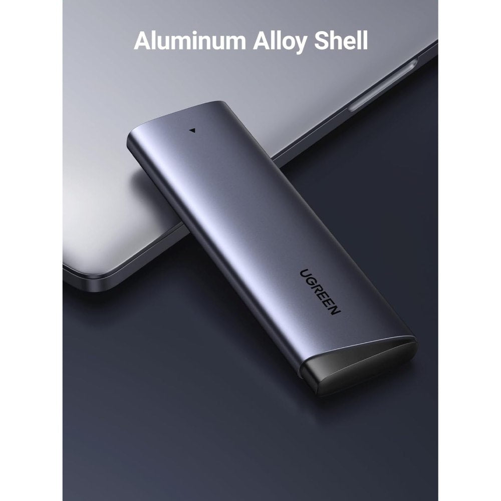 Ugreen, M.2 Nvme Ssd Enclosure ? 10Gbps Usb-C 3.1 Gen 2, Aluminum Case, Up To 2Tb - Cm767 35267