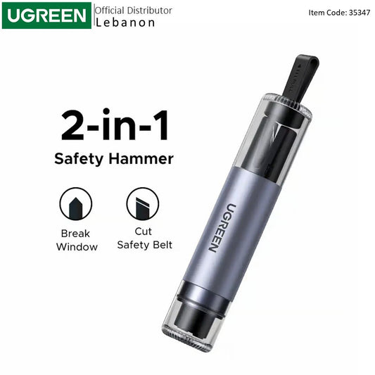 Ugreen, Emergency Car Window Breaker & Seatbelt Cutter ? Life-Saving Safety Tool - Lp821 35347