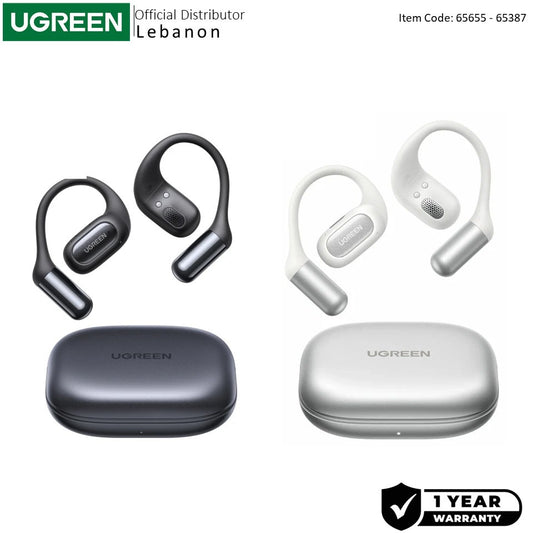 UGREEN, Premium Open-Ear Wireless Headbuds With Ai Noise-Canceling Microphones - Sports Earbuds - Ws213 65655 65387