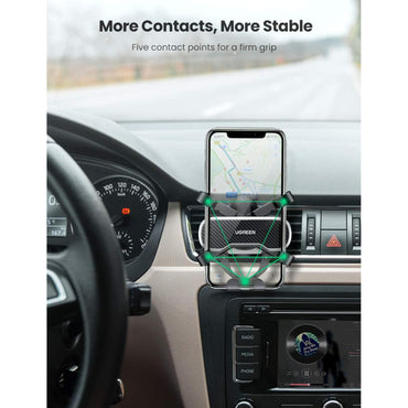 UGREEN Gravity Car Phone Holder Durable Material, 360 Rotation for Phones up to 7.2' Stable, Air Vent Installation - LP228 80871