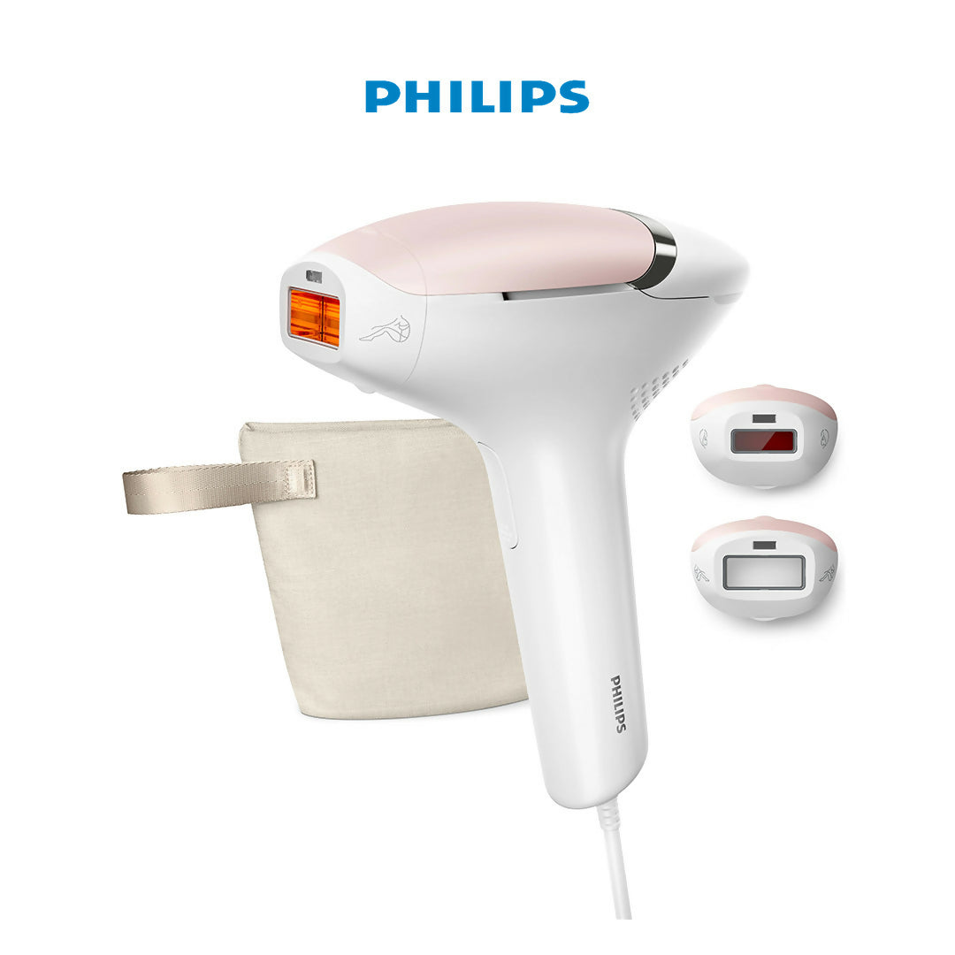 Philips Lumea 8000 Series IPL Hair Removal Device - Alternative to Laser Hair Removal, SenseIQ Technology and Lumea App, 2 Attachments for Body & Face, for Women & Men, BRI932/03