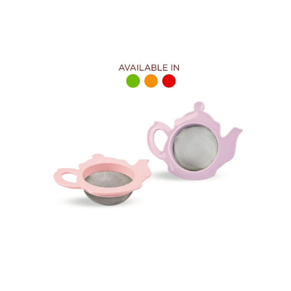 Urve, Teapot Tea Strainer In Display Box (Available in Green / Orange / Red), UR-3056