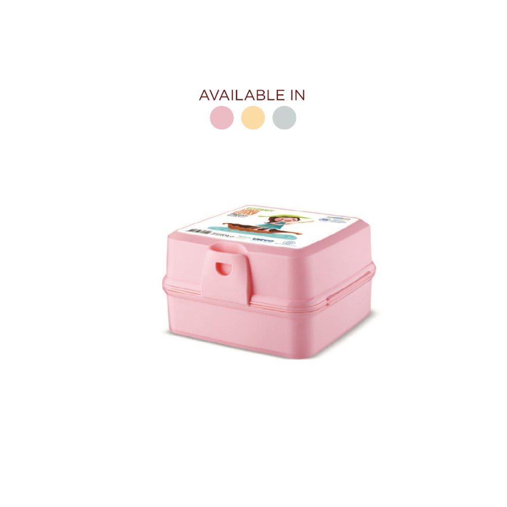 Urve, Elegance Lunch Box (Available in Pink / Orange / Grey), UR-3323