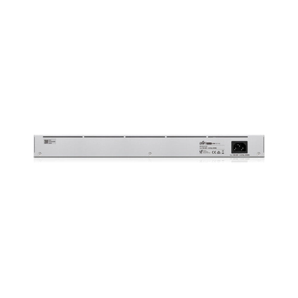 Ubiquiti, 48-Port, Layer 2 Switch, 32-Gbe Poe+, 16-Gbe, 4-Sfp (1G), Fanless, Silent Cooling, 195W