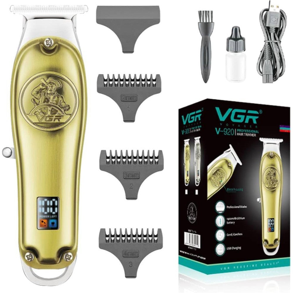 VGR, Hair Trimmer + Screen, Corded And Cordless Use