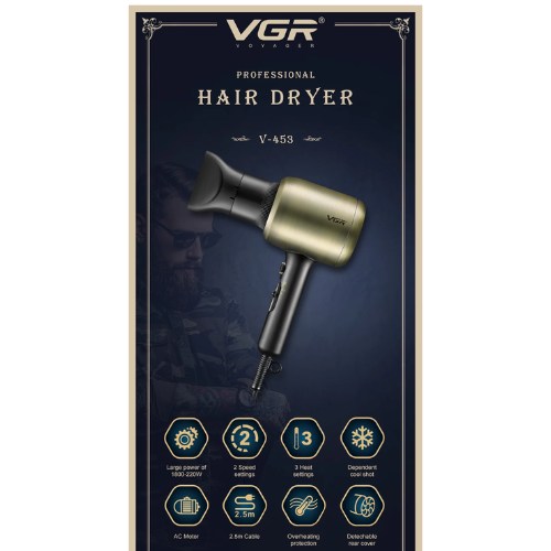 VGR, V-453, Professional Hair Dryer