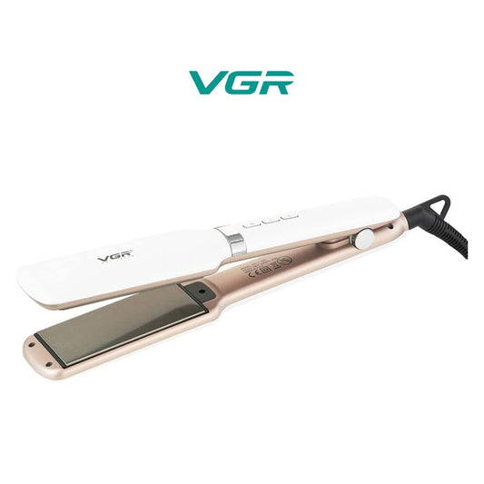 VGR, Professional Hair Straightener With Ceramic Coated 42Mm Plate