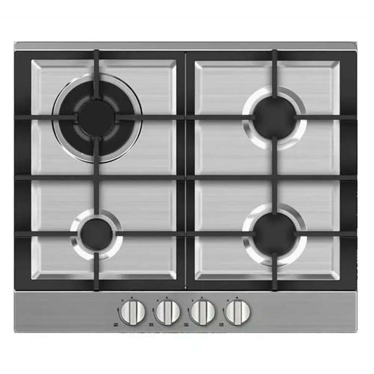 Midea 60cm Built-In Gas Hob - 4 Burners, 60G40ME005-SFT