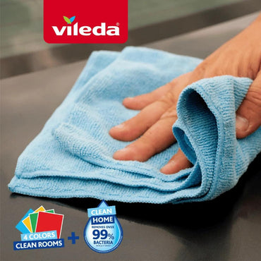 Vileda, Microfibre Colors XL, 100% Microfibre Cloth, 4 pcs. VIL-151071