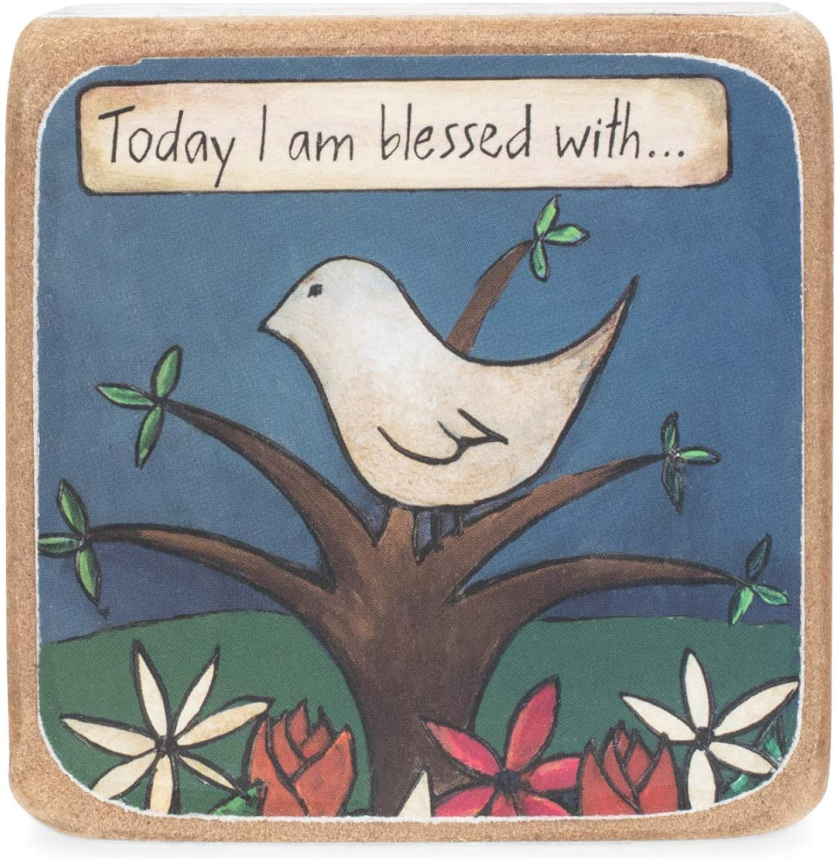 Smile Yalla, Gratitude Wooden Cube, If You Could Ask God a Question Today, What Would It Be?