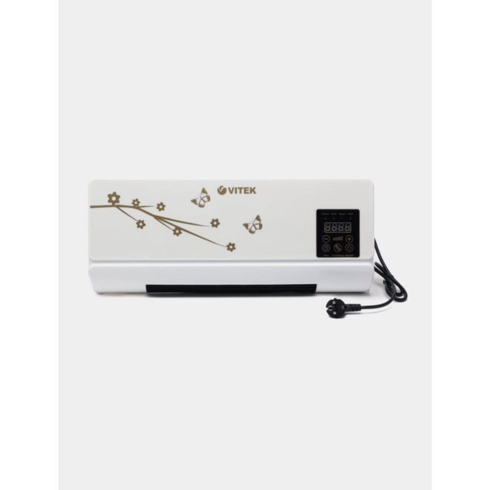 Vitek, Wall Mounted Heater 1800W + Remote Control, Adjustable Temperature