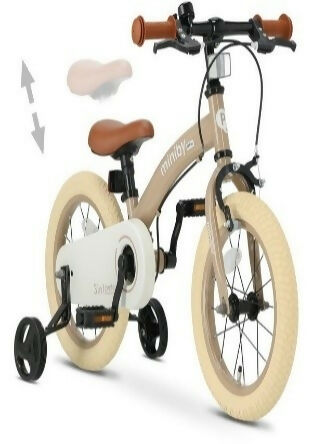 Miniby Air Wheels 12" 3In1 Bike Nude Pink
