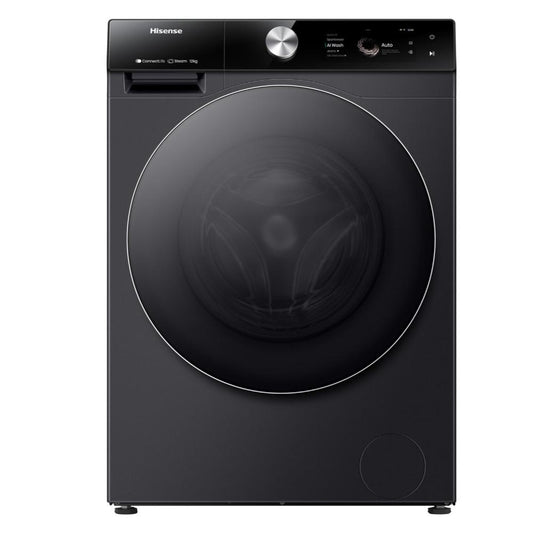 Hisense, Washer Front Load 12 Kg 1400 Rpm Steam Wifi Silver