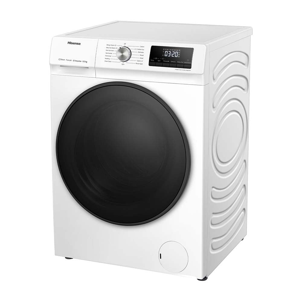 Hisense, Washer 12 Kg Front Load 1400Rpm Inverter Titanium