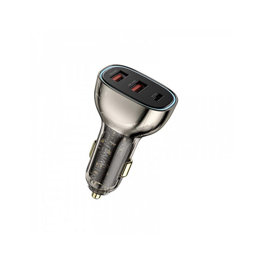 WiWU Geek 90W PD+QC kirsite Fast Car Charger 2A+1C, WI-QC013