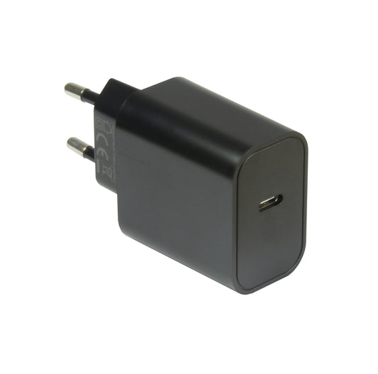 WIWU Quick Series 20W PD Fast Charging Adapter EU (Black), WI-U001BLK