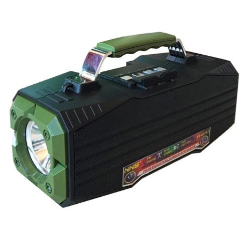 Wireless Q57Bt Bluetooth Speaker Bt/Usb/Aux/Tf With Torch