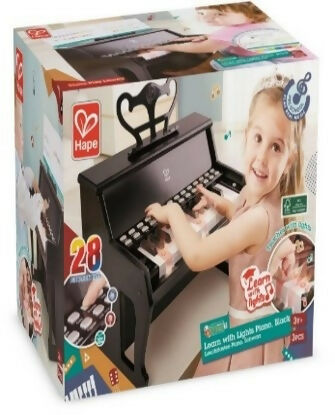 Learn With Lights Piano, Black