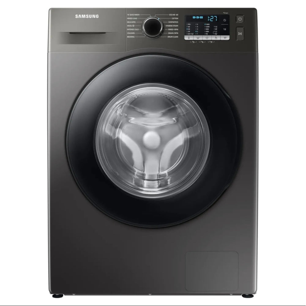 Samsung, Front Load Washing Machine, 9KG 1400RPM A+++ Dark Silver, 14 Programs, Inverter