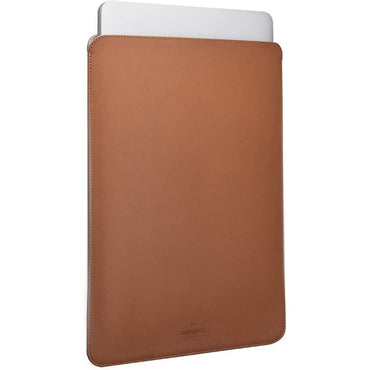 Comfyable, Laptop Sleeve 14 Inch Precisely Compatible With Macbook Pro M5 M4 M3 M2 M1 Pro/Max 2025, Faux Leather Cover Case 14 In, Brown