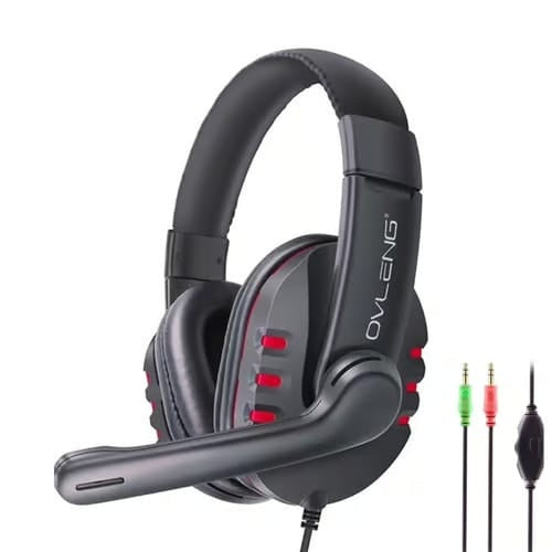 Ovleng, Headphone, Ovleng, 40mm Drive,3.5mm Plug,For PC ,Micro,Volume+/-