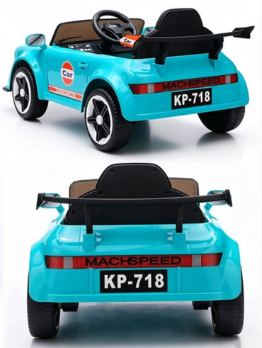 Kids Electric Sports Car – 12V Battery, Dual Motors, Bluetooth Remote & Music (Ages 1+)