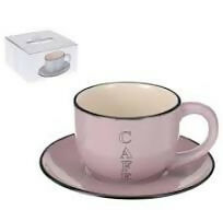 Cappuccino Cup & Saucer, Available in 4 colors