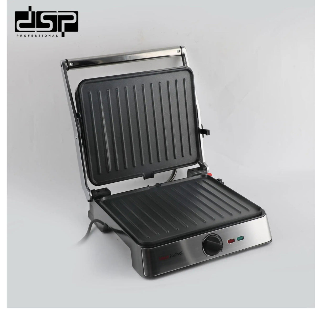 DSP Contact Grill 2200W, KB1105 non-stick coating plate, temperature control 105 degree & 180 Degree