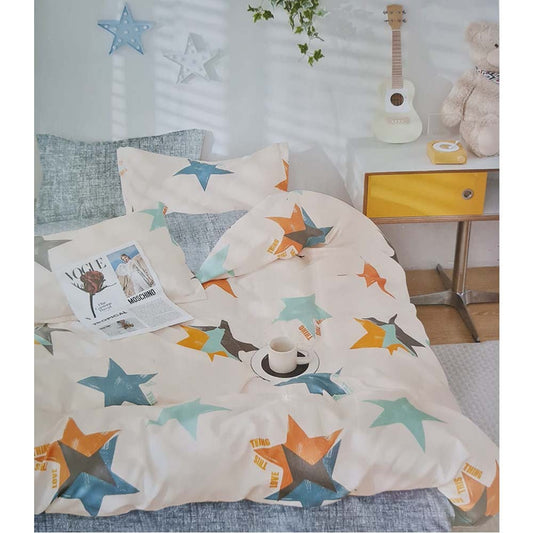 Comfy, Home B.S.S Twin S Ply 160x205, Blue + Orange + White Po-5914, ZLN-110145BO