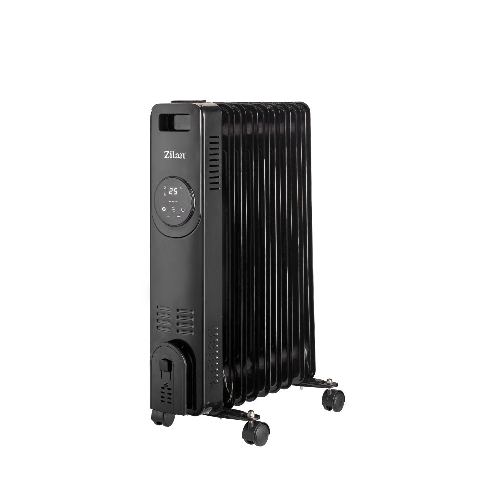 Zilan, Electric Oil Filled Heater, 9 Fins, 3 Power Mode, 2000W, ZLN8416