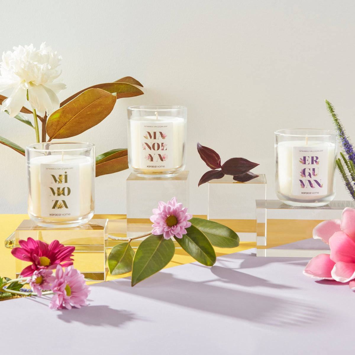 Karaca Home Flowers of Istanbul Series Magnolia Scented Candle, 153.09.01.5941