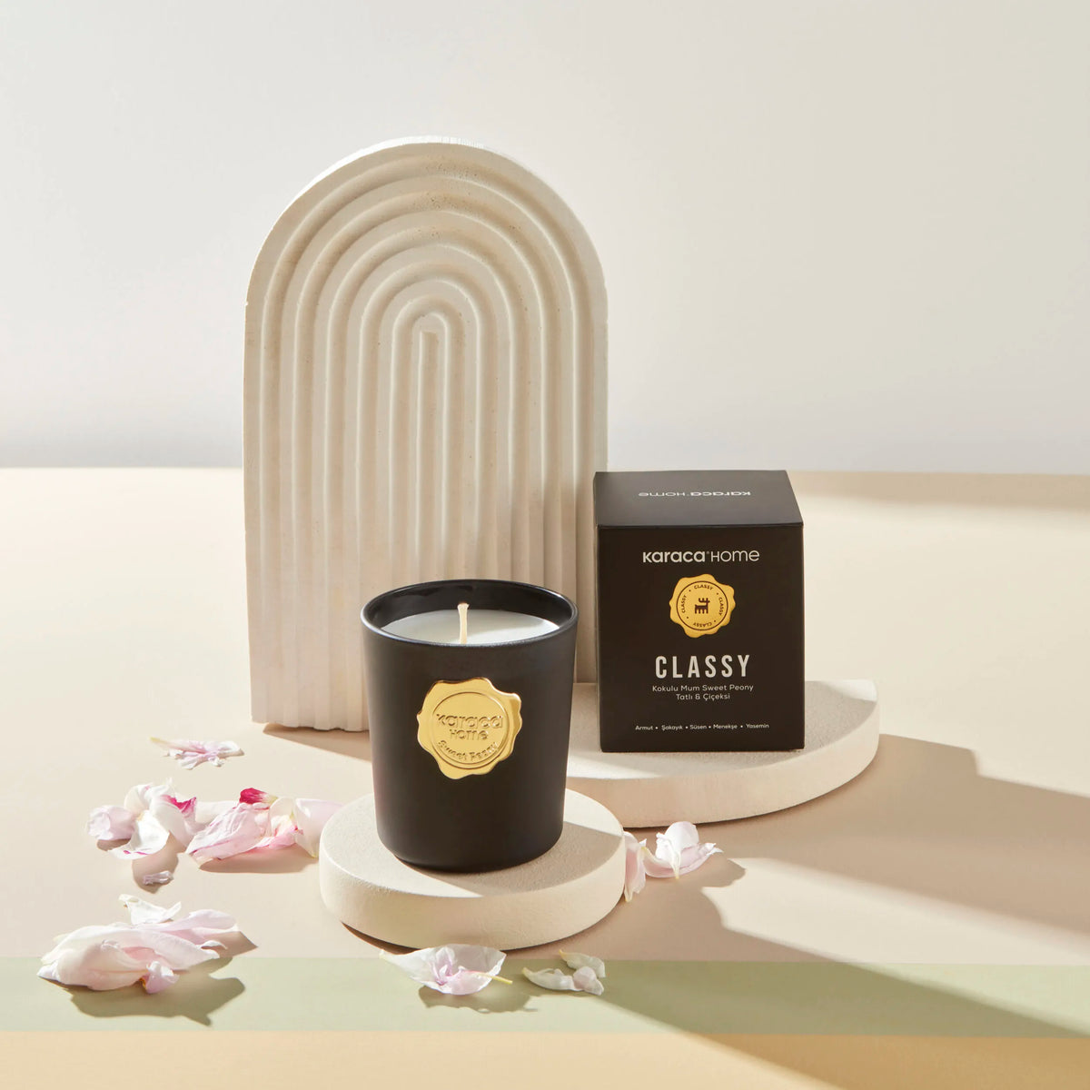 Karaca Home Classy Sweet Peony Scented Candle, 153.09.01.7745