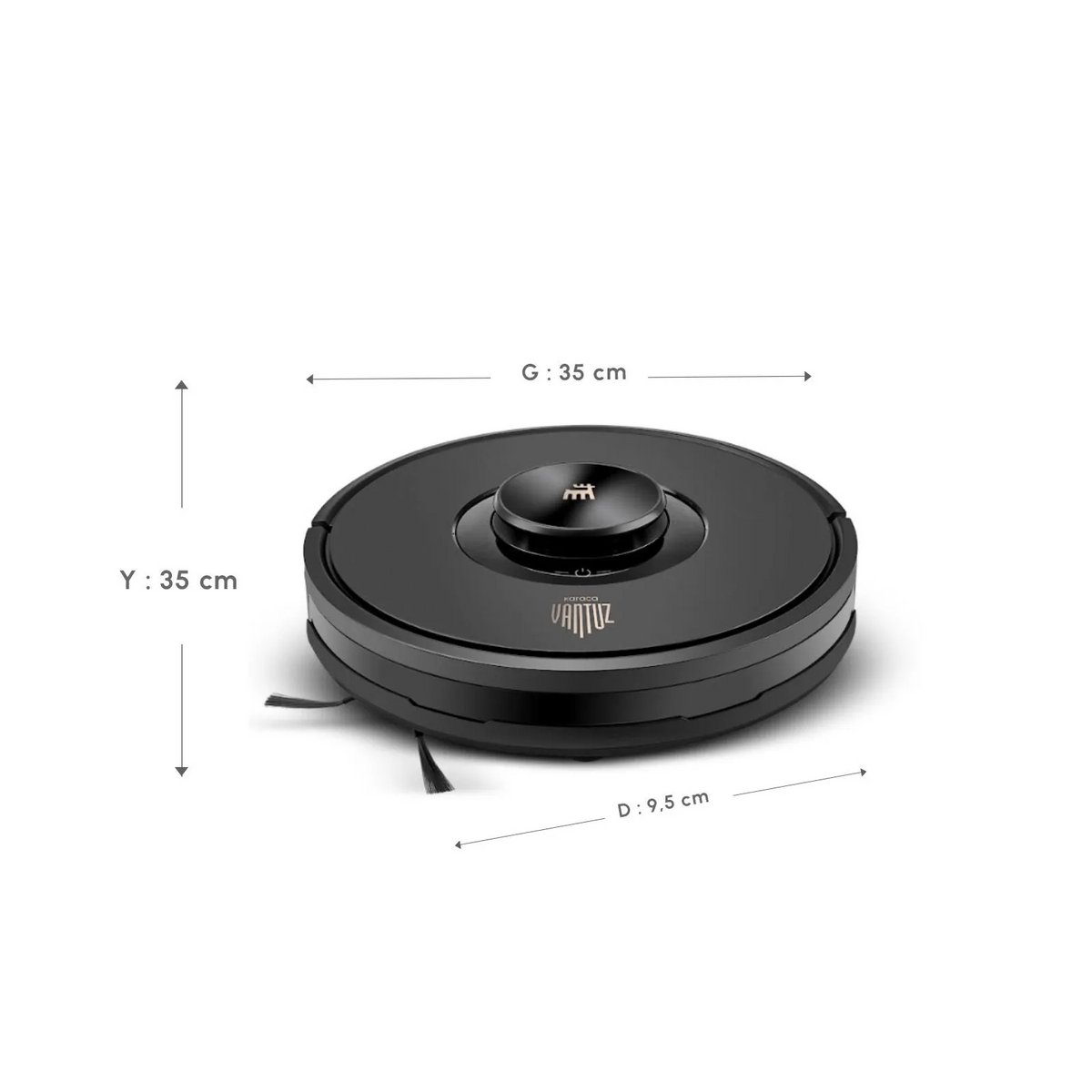 Karaca Vantuz Off-Road RS007 2-in-1 Mop & Vacuum Talking Robot Cleaner 1550W, 153.03.08.2891