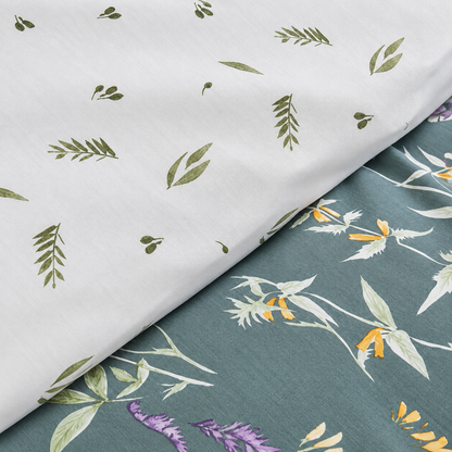 Karaca Home Evergreen 100% Cotton Single Duvet Cover Set 160x220 cm, 200.22.08.0009