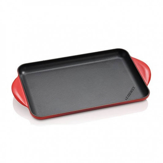 Le Creuset , Grill rettangolare liscio Trad. 32x22cm