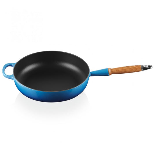 Le Creuset, Cast Iron Frying Pan High 28 Azure
