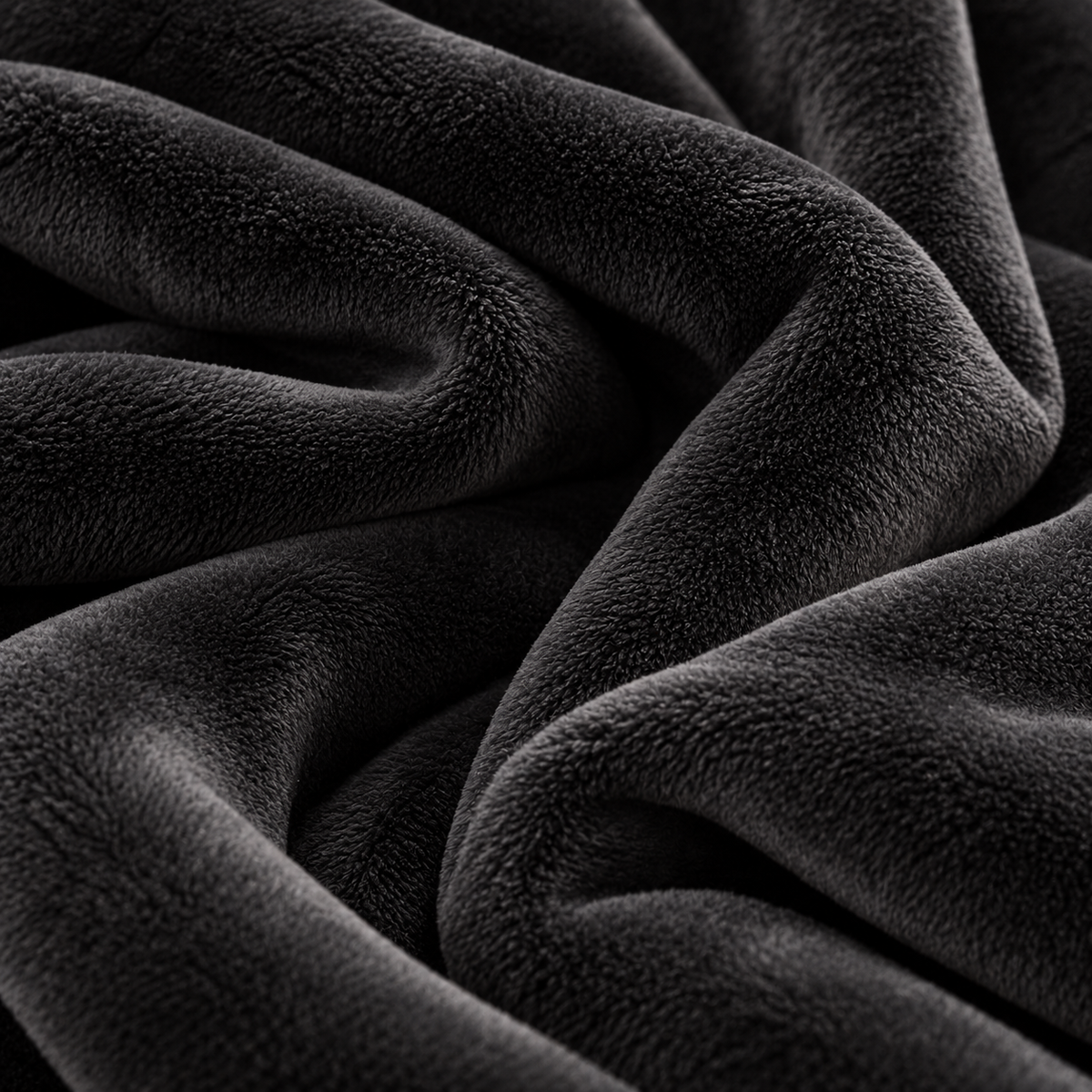 Karaca Home Fiona Black Welsoft TV Blanket 130 × 180 cm – Black, 200.21.01.0273