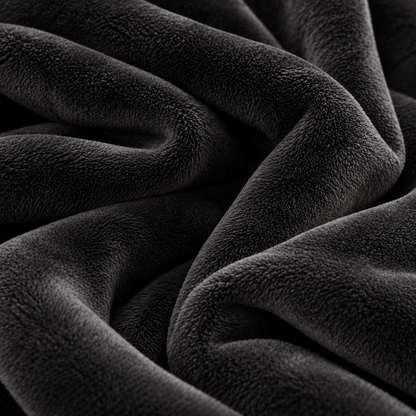 Karaca Home Fiona Black Welsoft TV Blanket 130 × 180 cm – Black, 200.21.01.0273
