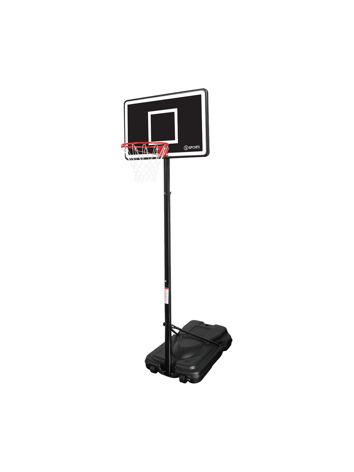 SPORTI BASKETBALL HOOP FOR MINI-BASKETBALL ADJUSTABLE FROM 2.30 M TO 3.05 M