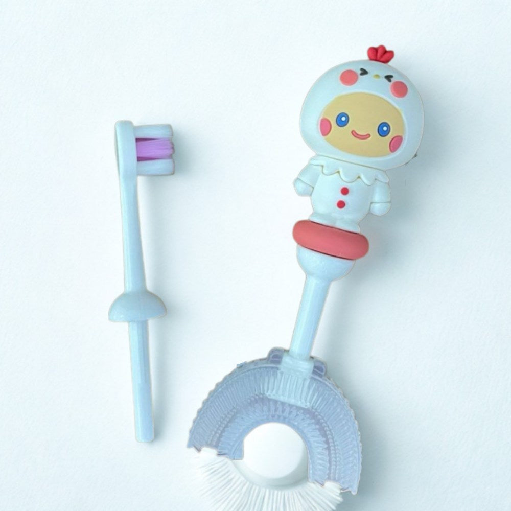 Kids Style 2-In-1 Fancy Doll Toothbrush