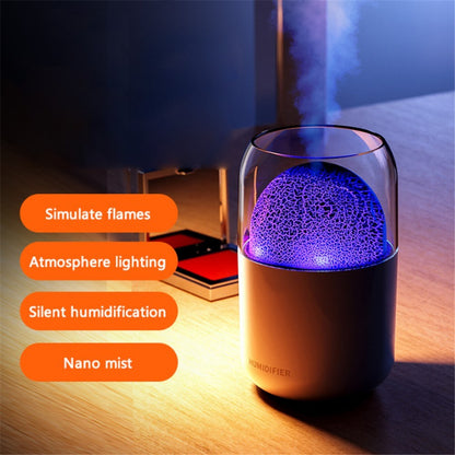 Volcano Humidifier Colorful Ambient Light Oil Diffuser