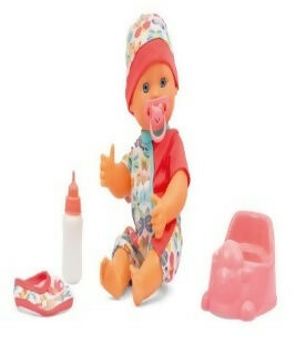 30Cm Baby Doll With Toilet