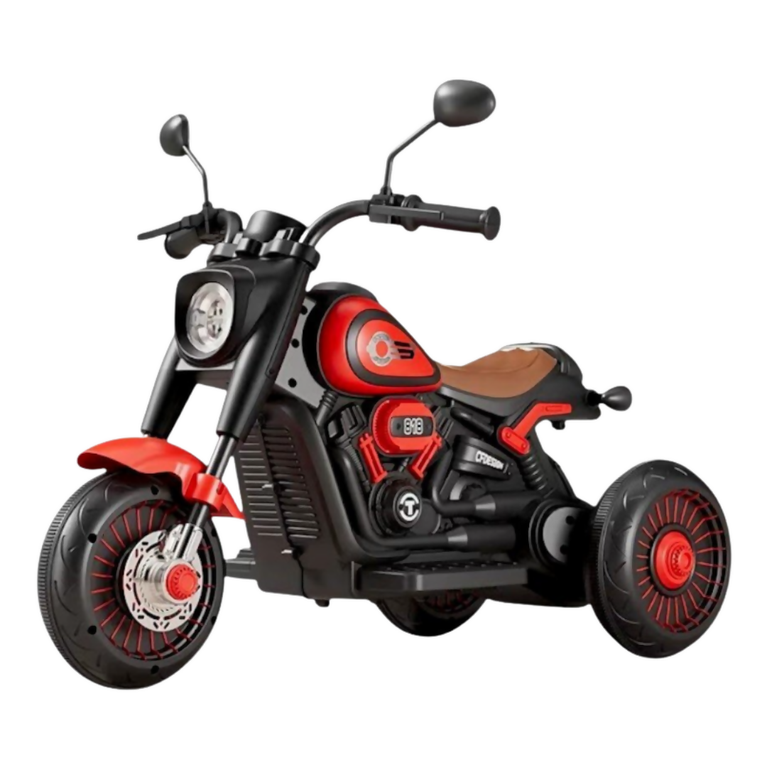 6V 3-Wheel Kids Ride-On Motorcycle – Lights & Music (Ages 3–8)