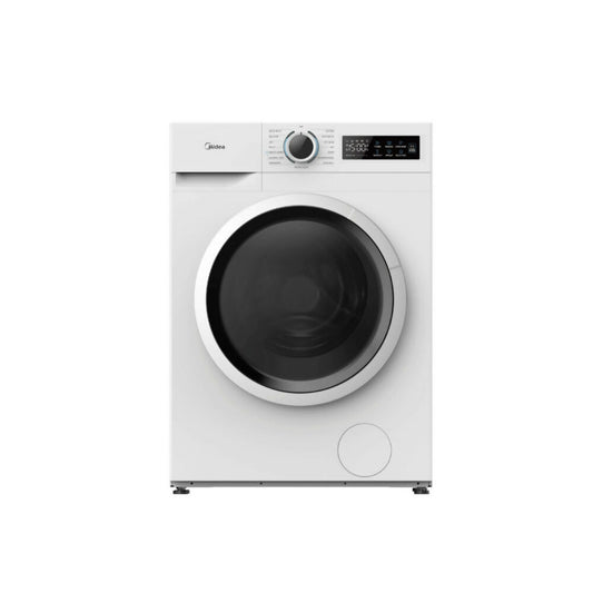 Midea Washer 8KG - 1400RPM, Quick Wash, Inverter, LED Display A+++ [White], MID-MF110W80BW