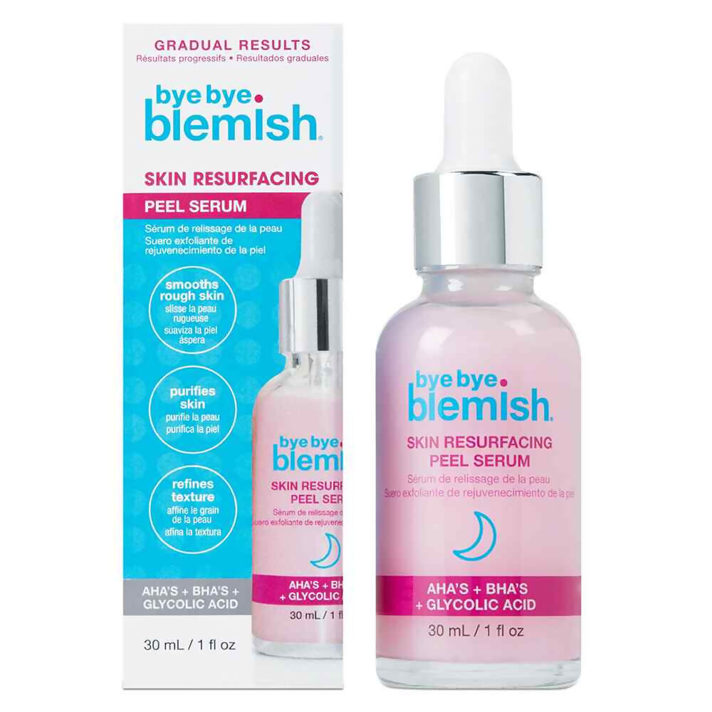 BYE BYE BLEMISH Resurfacing AHA+BHA Peeling Serum 1oz