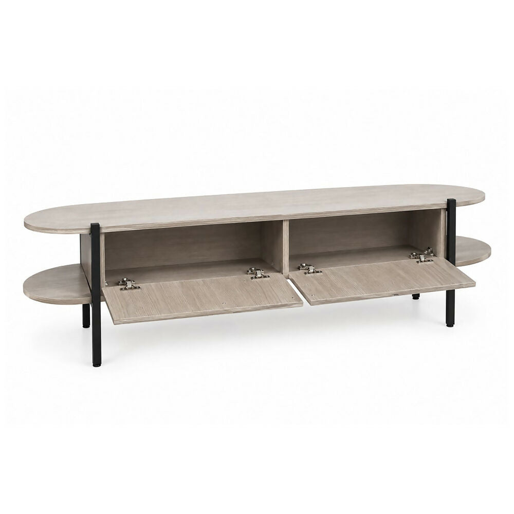 KC TV Table 160x36x45cm - [Light Brown], YS039