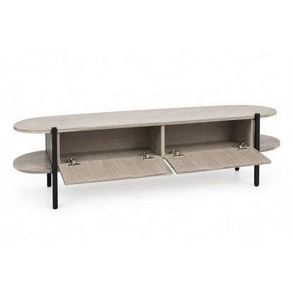 KC TV Table 160x36x45cm - [Light Brown], YS039
